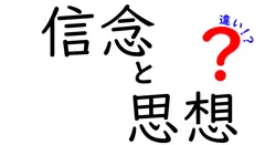 信念と思想の違いは？