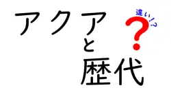 アクアと歴代の違いは？