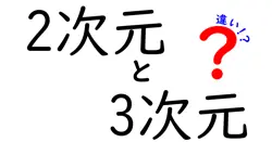 2次元と3次元の違いは？