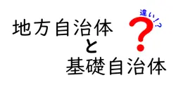 地方自治体と基礎自治体の違いは？