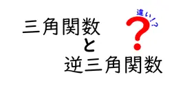 三角関数と逆三角関数の違いは？