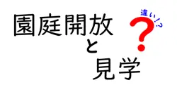 園庭開放と見学の違いは？