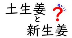 土生姜と新生姜の違いは？