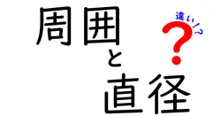 周囲と直径の違いは？