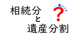 相続分と遺産分割の違いは？