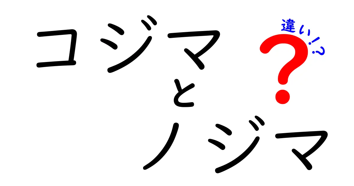 コジマとノジマの違いを徹底解説！どっちがあなたに合うの？