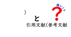 )と引用文献(参考文献の違いは？