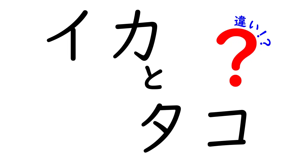 イカとタコの違いを徹底解説！見た目から生態まで