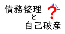 債務整理と自己破産の違いは？