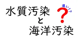 水質汚染と海洋汚染の違いは？