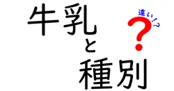 牛乳と種別の違いは？