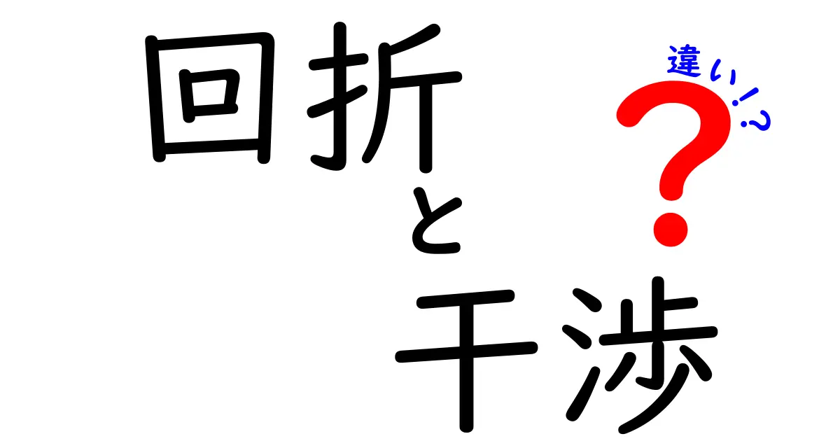 回折と干渉の違いをわかりやすく解説！光と波の不思議