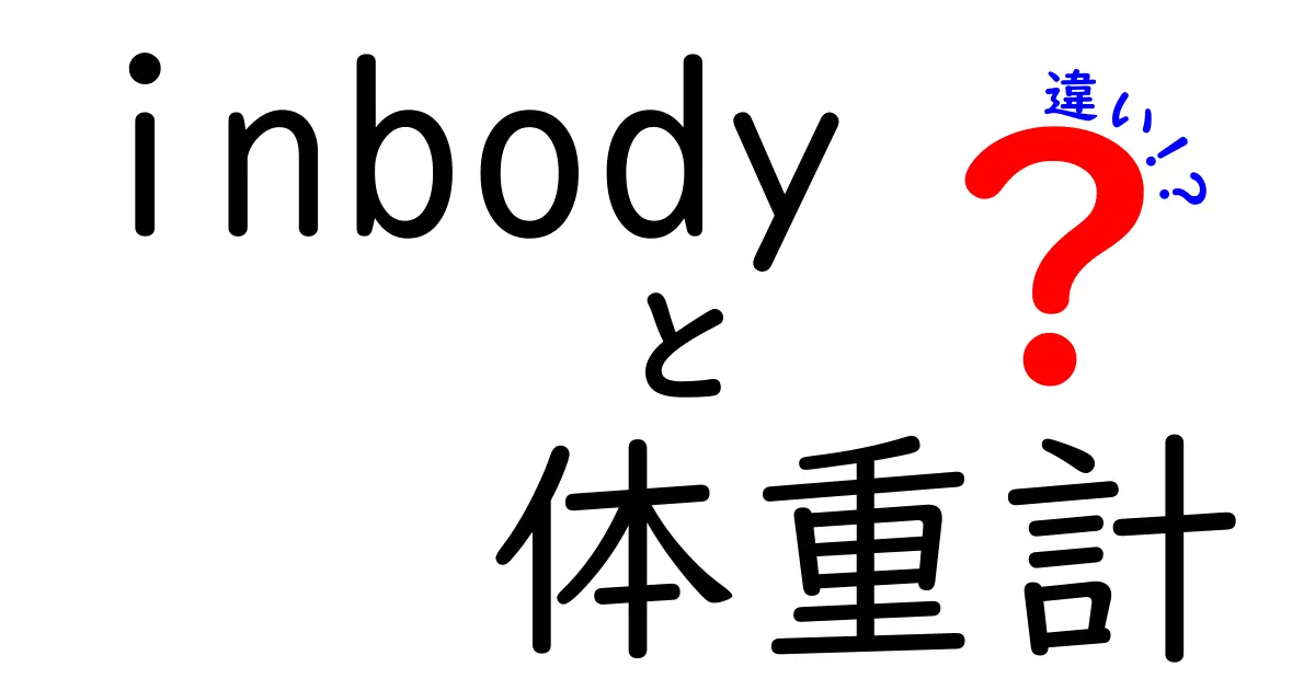 InBody体重計の違いを徹底解説！あなたにぴったりの計測器はどれ？