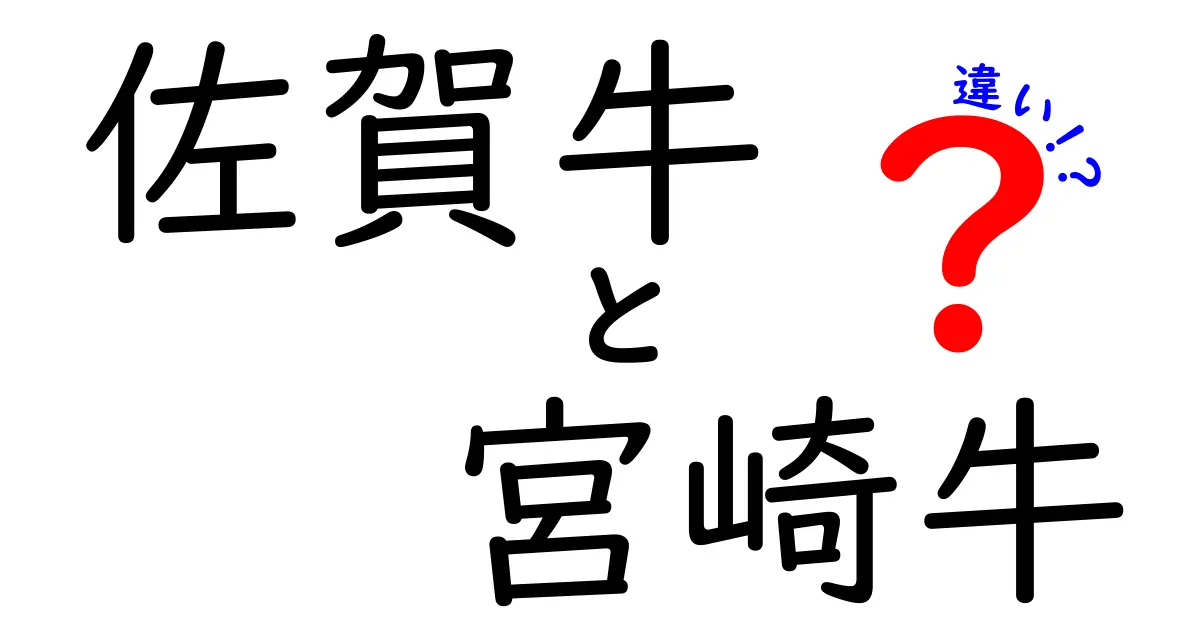 佐賀牛と宮崎牛の違いを徹底解説！あなたの知りたいことがここにある