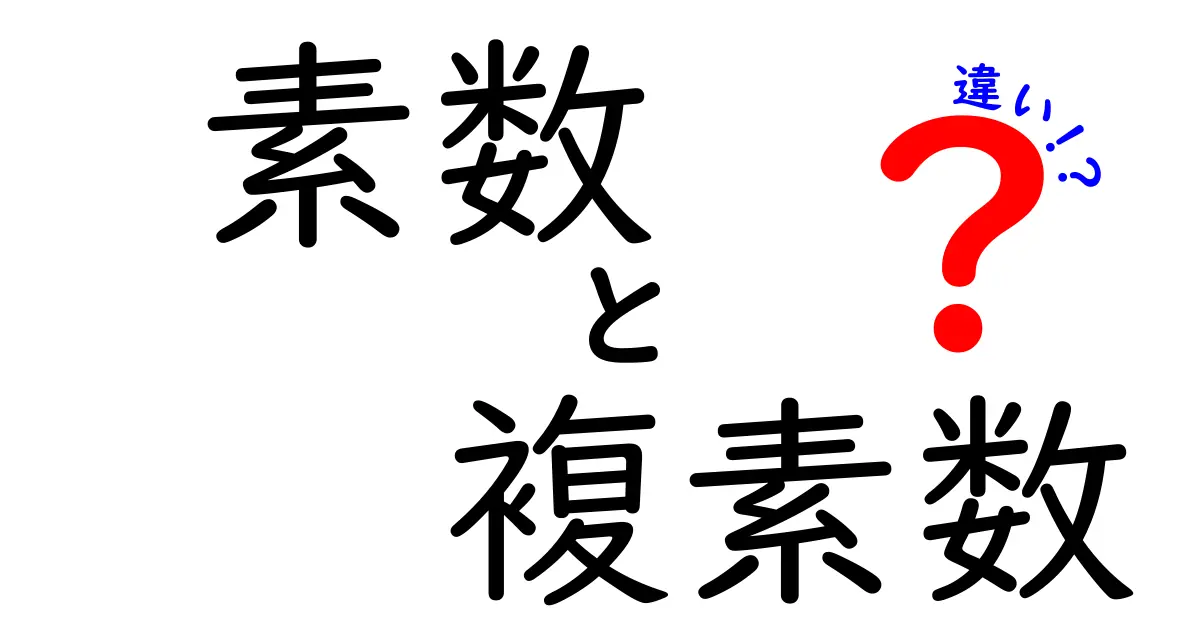 素数と複素数の違いをわかりやすく解説!数学の面白さに迫る