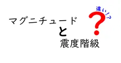 マグニチュードと震度階級の違いは？