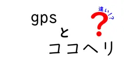 gpsとココヘリの違いは？