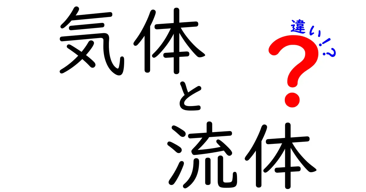 気体と流体の違いをわかりやすく解説!知っておきたい基礎知識