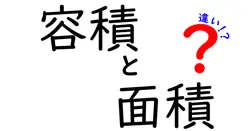 容積と面積の違いは？