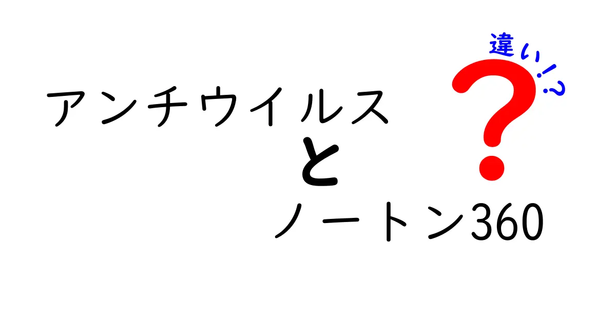 ノートン360と他のアンチウイルスソフトの違いとは？