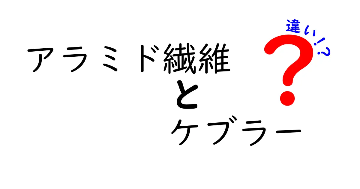 アラミド繊維とケブラーの違いを徹底解説！知っておくべき特性とは？