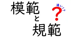 模範と規範の違いは？
