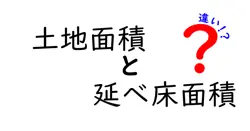 土地面積と延べ床面積の違いは？