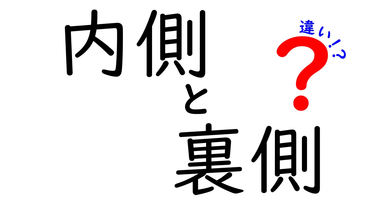 内側と裏側の違いって何？知っておきたい基本の理解