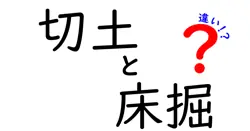 切土と床掘の違いは？