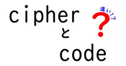 cipherとcodeの違いは？