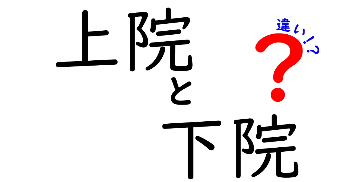 上院と下院の違いを徹底解説！知っておくべき政治の仕組み