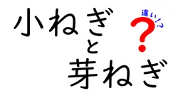 小ねぎと芽ねぎの違いは？