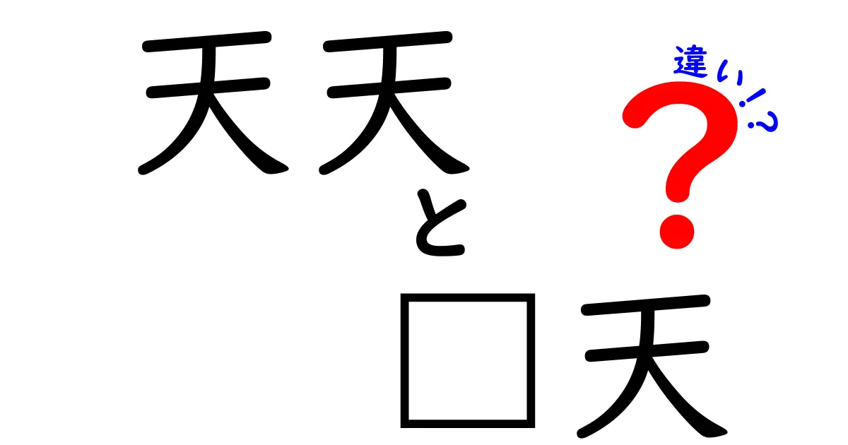 「天天」と「每天」の違いを徹底解説！使い方のポイントとその意味とは？