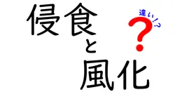 侵食と風化の違いは？