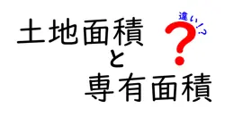 土地面積と専有面積の違いは？