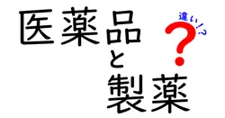医薬品と製薬の違いは？