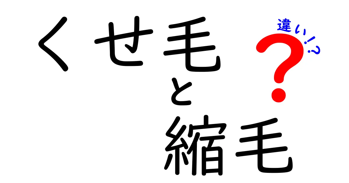 くせ毛と縮毛の違いとは？それぞれの特徴とケア方法を知ろう！