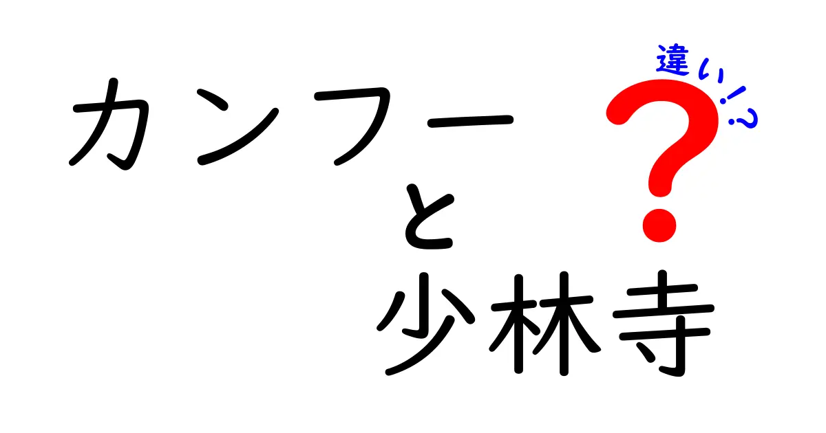 カンフーと少林寺の違いを知って、武道の世界を理解しよう！