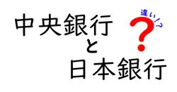 中央銀行と日本銀行の違いは？