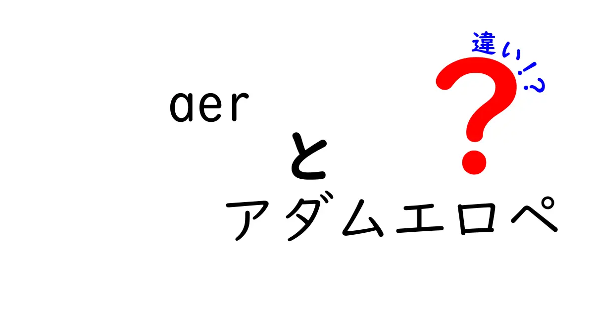 aerとアダムエロペの違い – ブランドイメージからアイテムまで徹底解説！