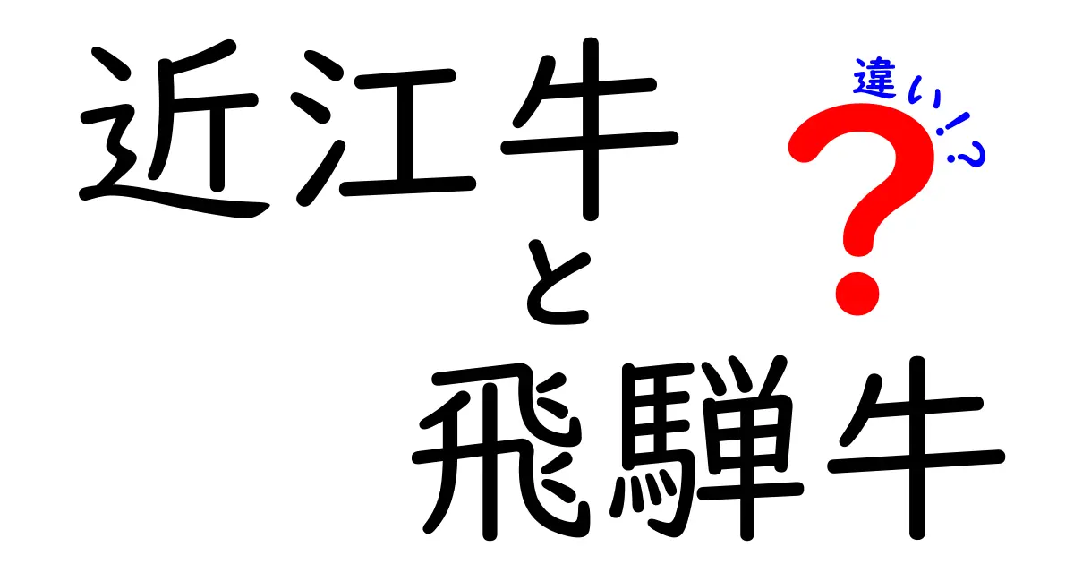 近江牛と飛騨牛の違いを徹底解説！日本の高級和牛の魅力に迫る