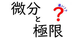 微分と極限の違いは？