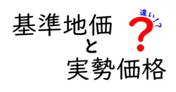 基準地価と実勢価格の違いは？