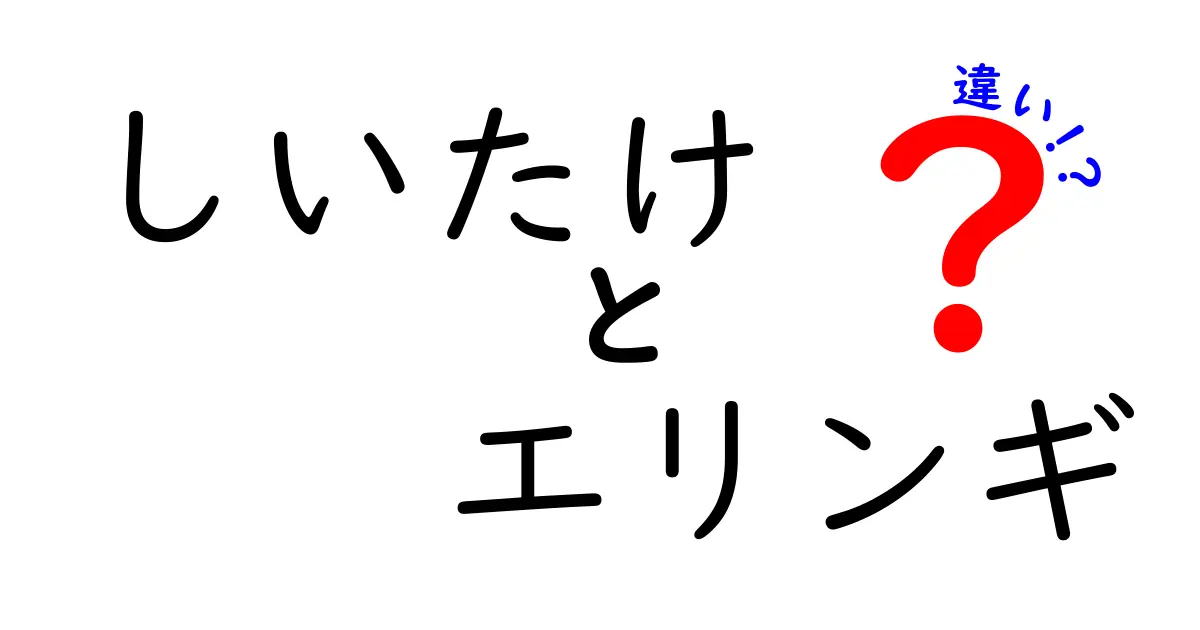 しいたけとエリンギの違いは何？特徴や使い方を解説！