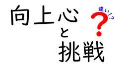 向上心と挑戦の違いは？