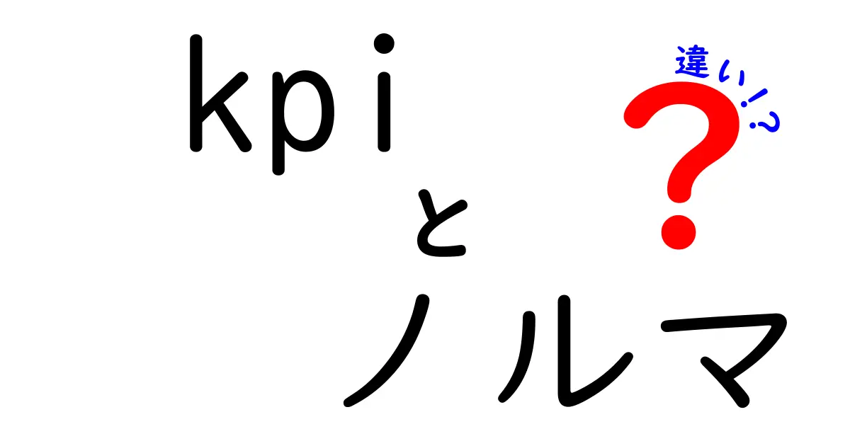 KPIとノルマの違いとは？業務効率を上げるためのポイントを解説