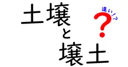 土壌と壌土の違いは？