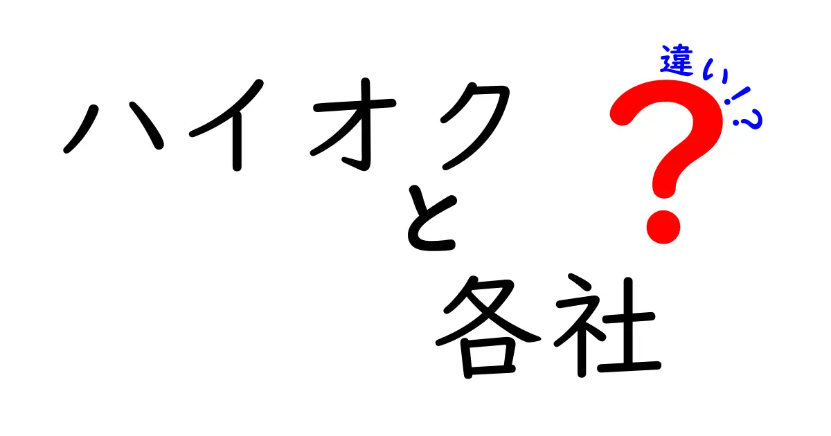 ハイオク燃料各社の違いとは？価格から成分まで徹底比較！