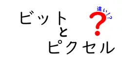 ビットとピクセルの違いは？