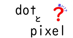 dotとpixelの違いは？